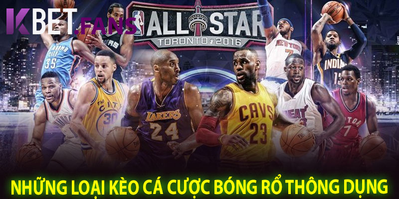 Những Loại Kèo Cá Cược Bóng Rổ Thông Dụng